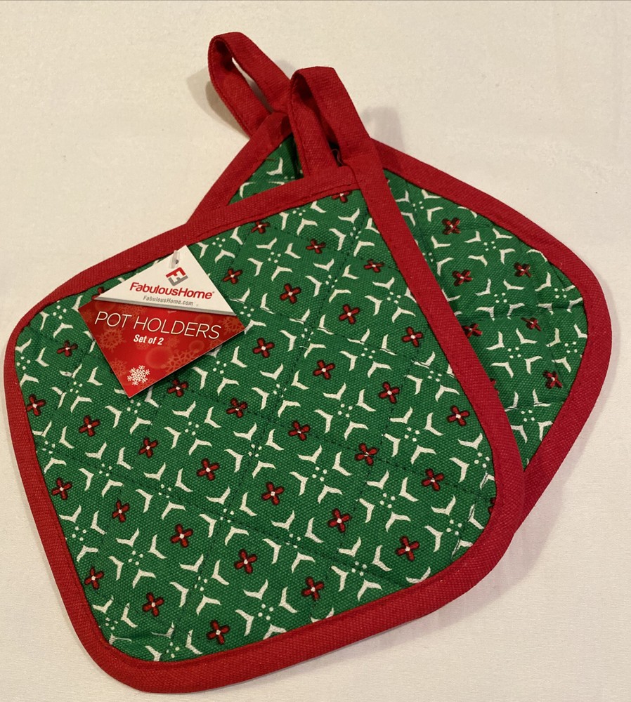 Fabulous Home Potholders 2-piece New