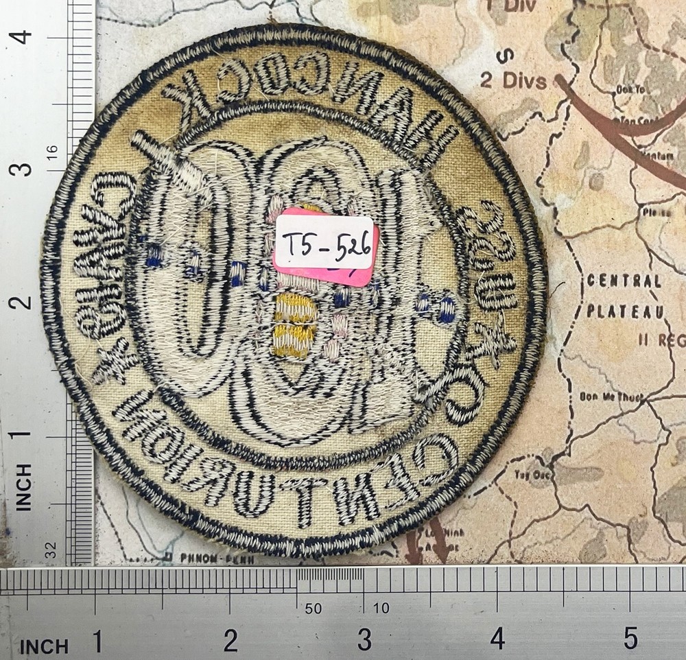 Patch , uss hancock 100 centurion , cva 19 , usn , patch , t5