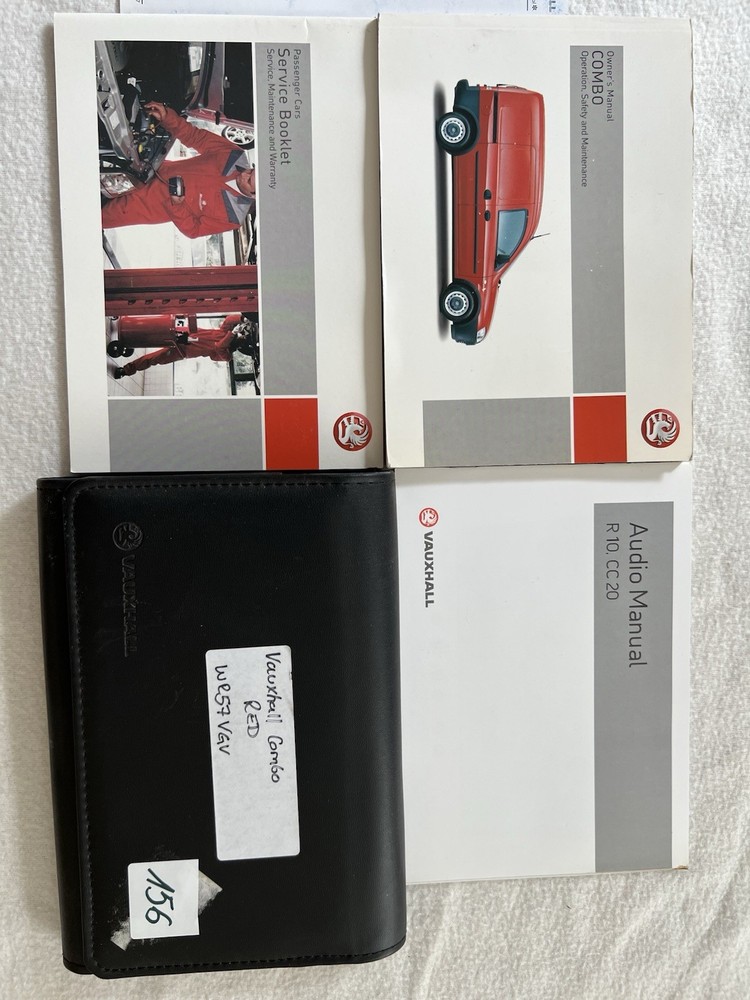 VAUXHALL COMBO VAN OWNERS HANDBOOK MANUAL PACK 2007