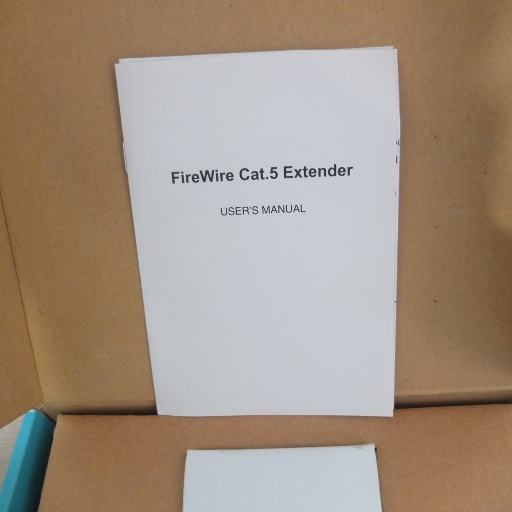 New FireWire CAT5 Extender CAT 5