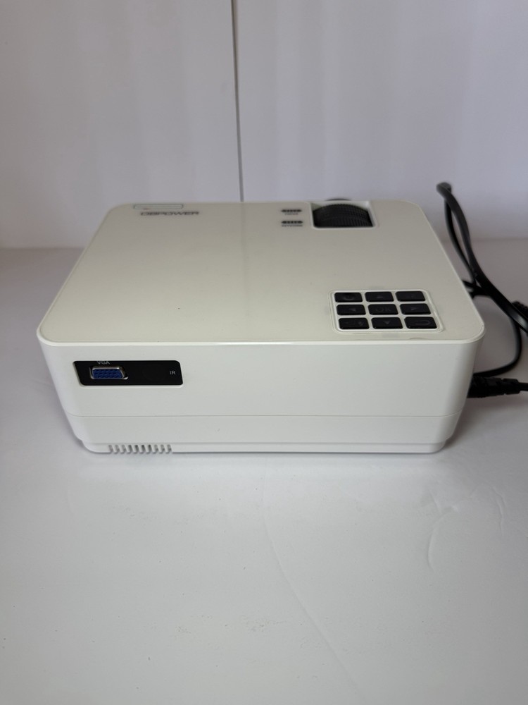 DBPOWER L9 LCD+LED Desktop Projector White HDMI USB VGA SD AV