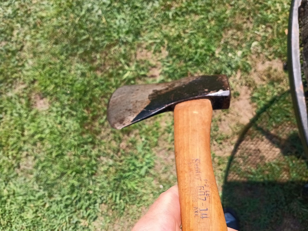 Vintage Plumb National Pattern Hatchet With Handle
