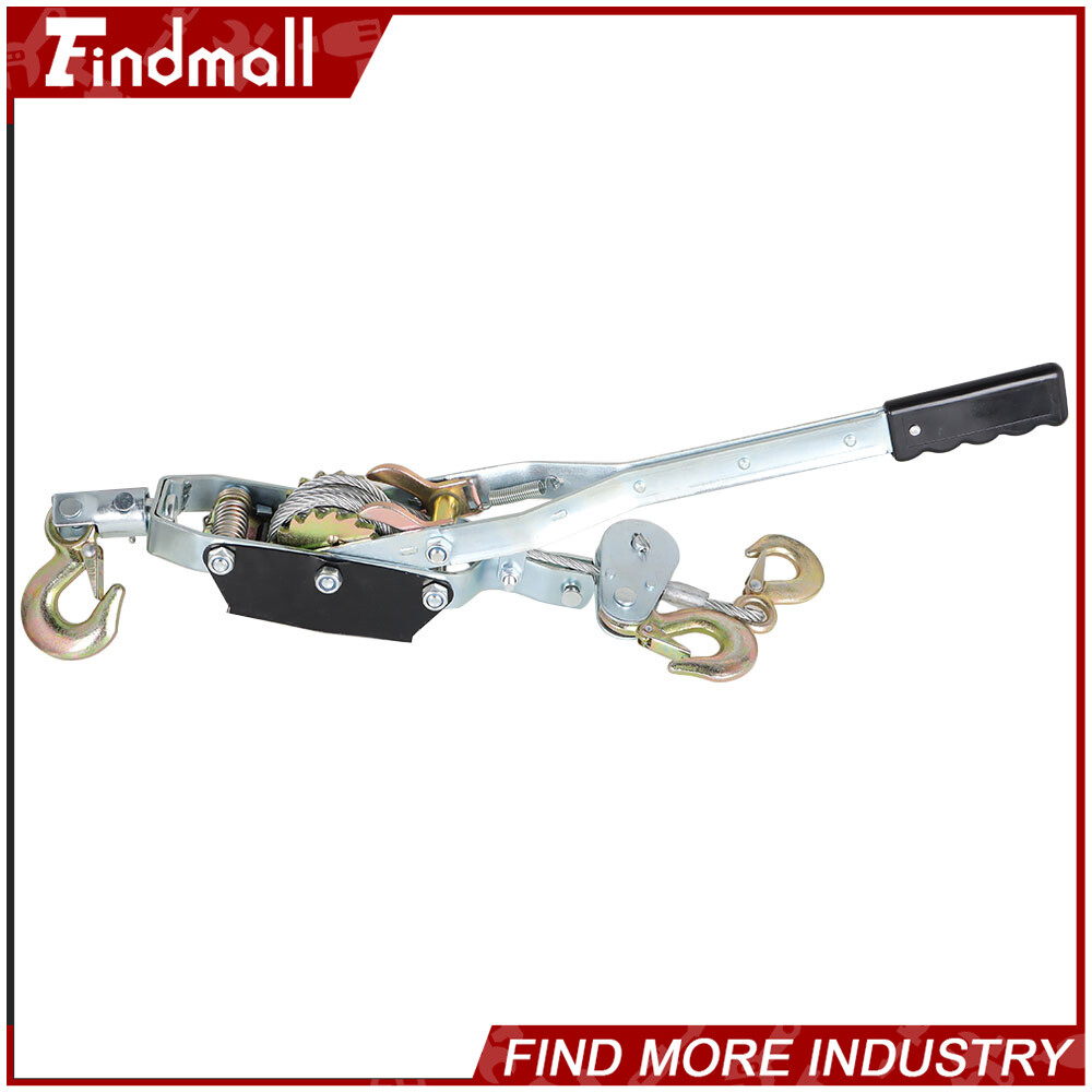 Findmall 4 Ton Dual Gear Heavy Duty Power Puller Hand Power Cable Puller New