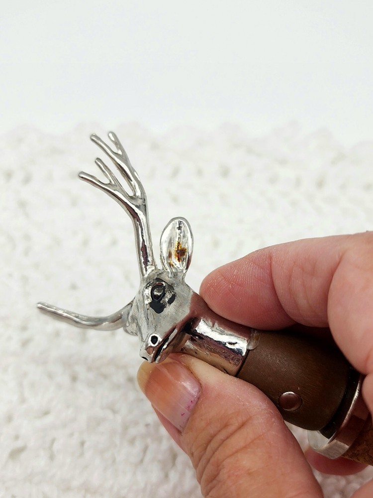 Vintage Deer Head Wine Bottle Cork