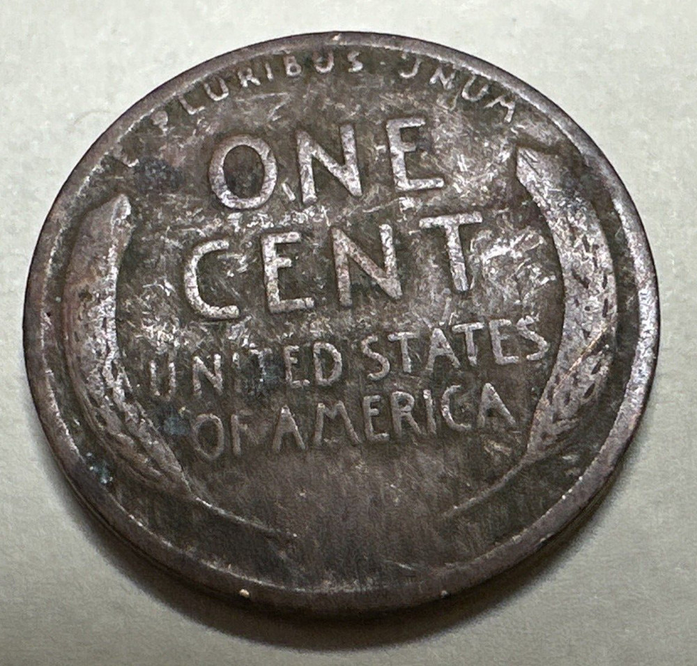 1919 1C BN Lincoln Cent WHEAT PENNY 9810N