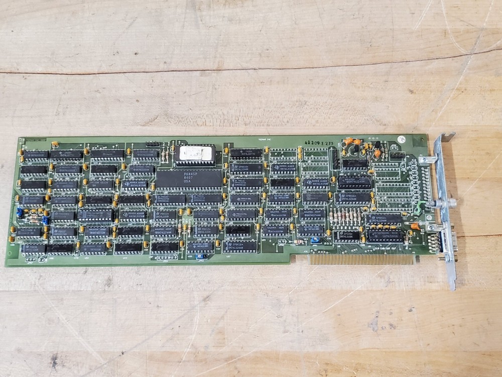 Vintage 1984 Tecmar 200074 ISA Graphics Video Card From Tandy Computer