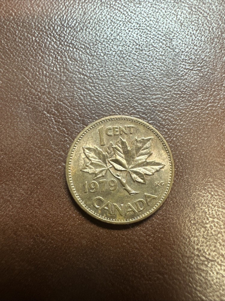 1979 Canada 1 One Cent Actual Coin