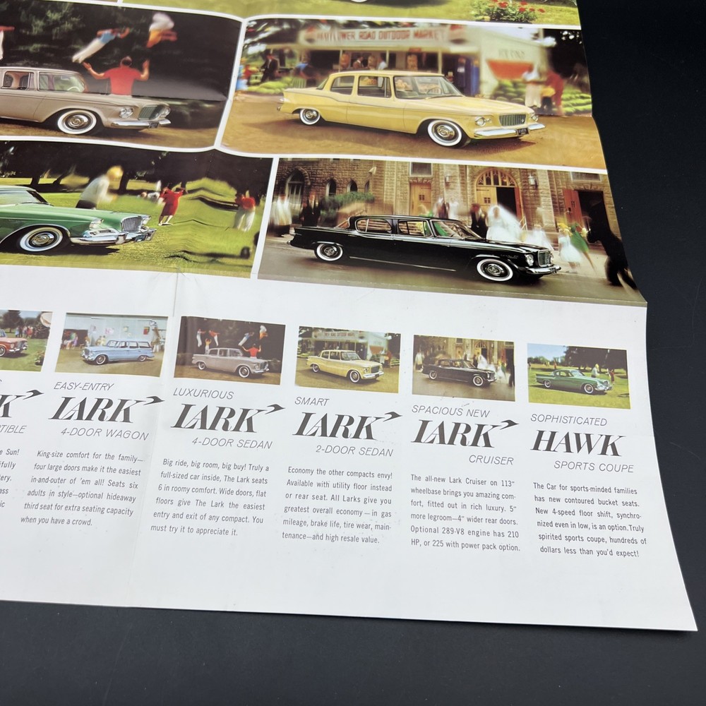Vtg Original 1961 Studebaker Lark advertising brochure