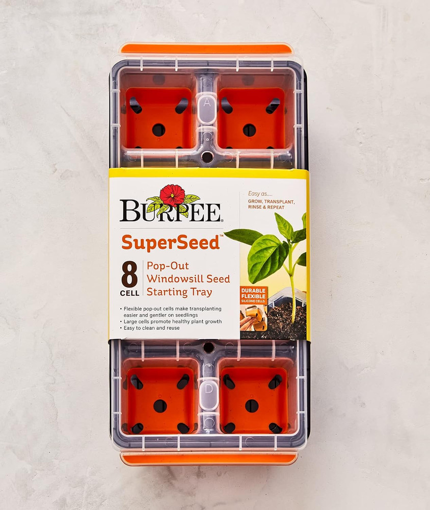 Superseed Windowsill Seed Starting Tray | 8 XL Cell | Seed Starter Tray