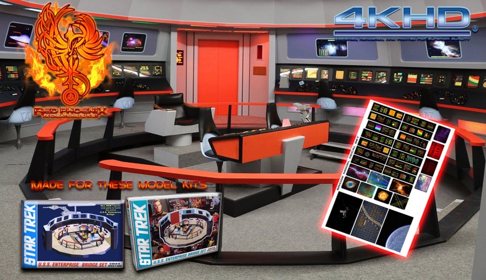 TOS Bridge Model Display Read-out Detailing Set