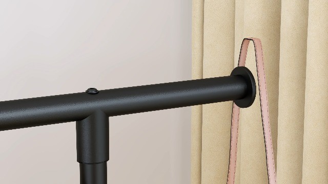 Heavy Duty Rolling Clothes Rack - Adjustable Garment Rack for Hanging Clothes, 4