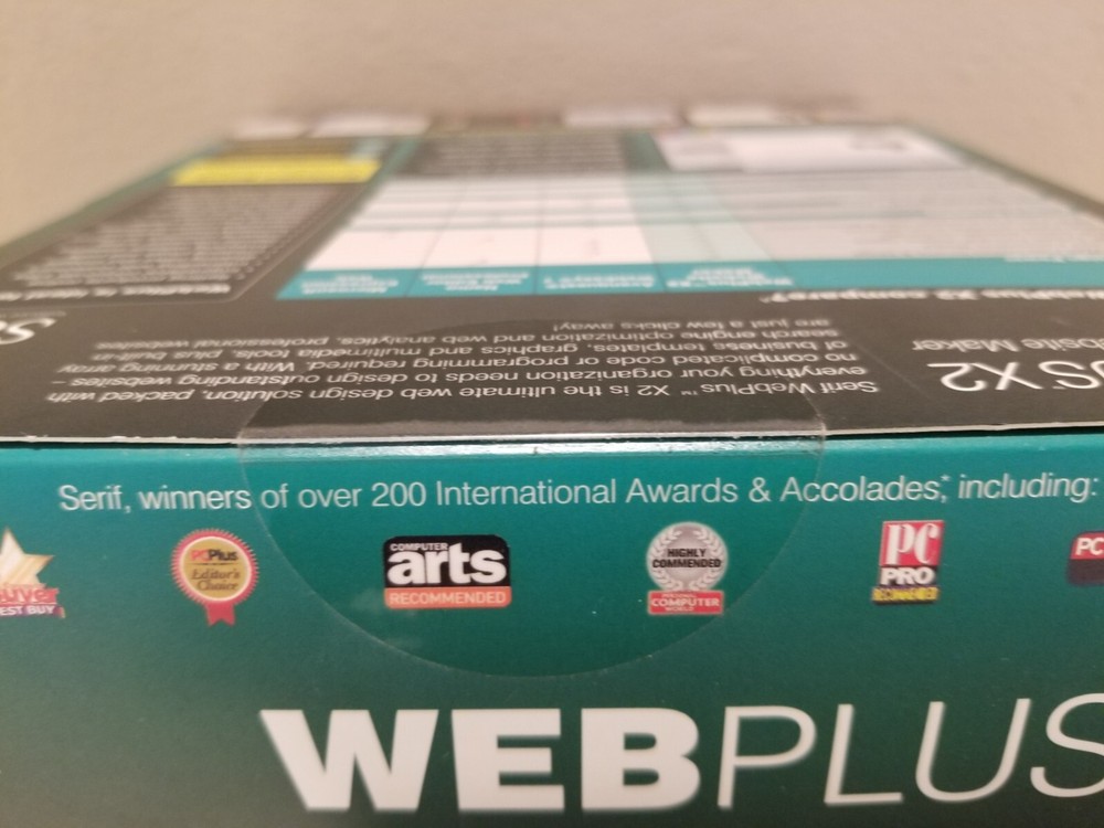 New Sealed Serif WebPlus X2 Website Maker