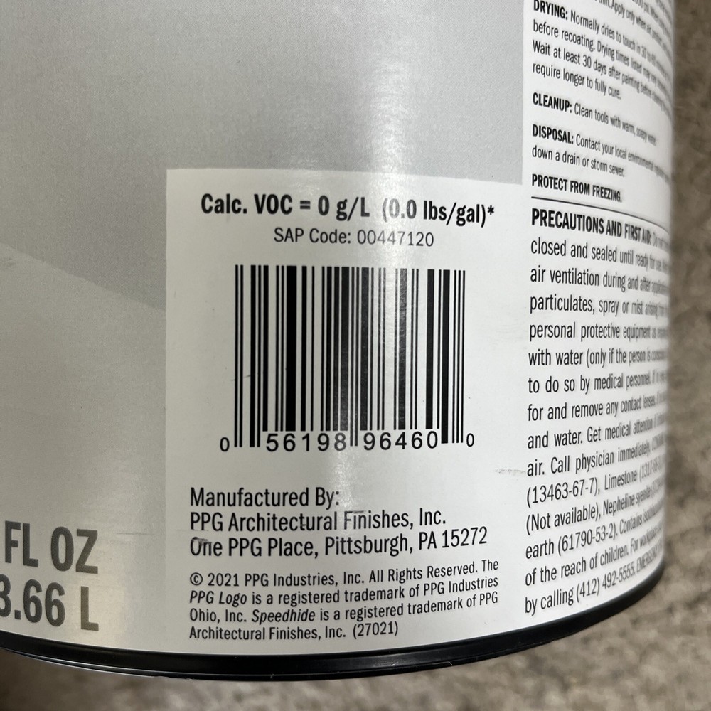 PPG PAINTS SPEEDHIDE ZERO 6-5110/01