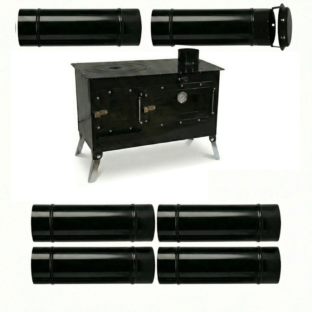 Bundle: Trailblazer" Cookstove + 4 Extra Straight Pipes