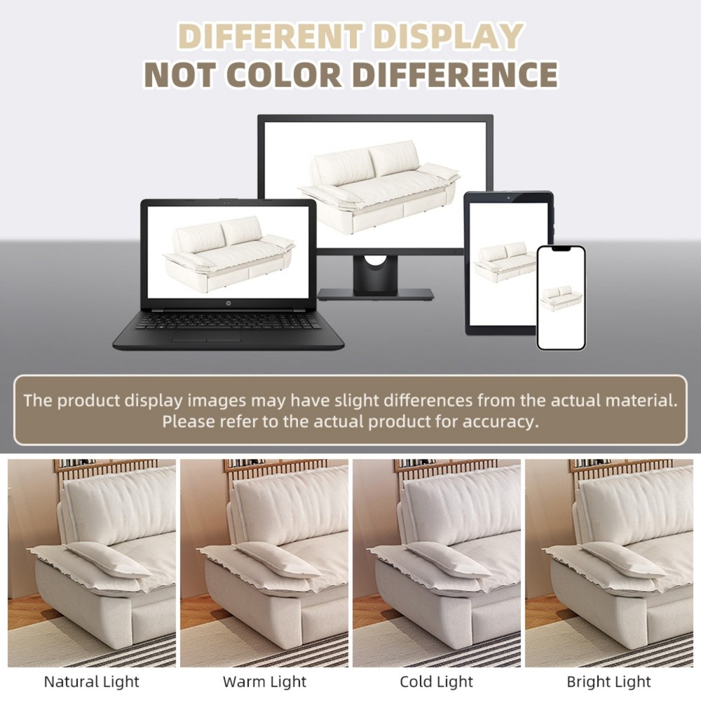 Convertible Sofa Bed 3-in-1 Multi-Function Sleeper Sofa Chair w/ Pull-Out Bed