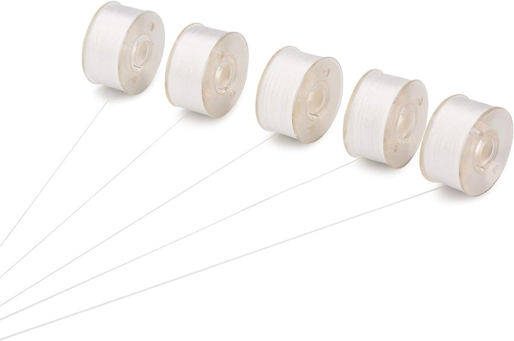 144Pcs Embroidery Pre-Wound Bobbins Thread, Class 15 Type a Size SA156, Polyeste