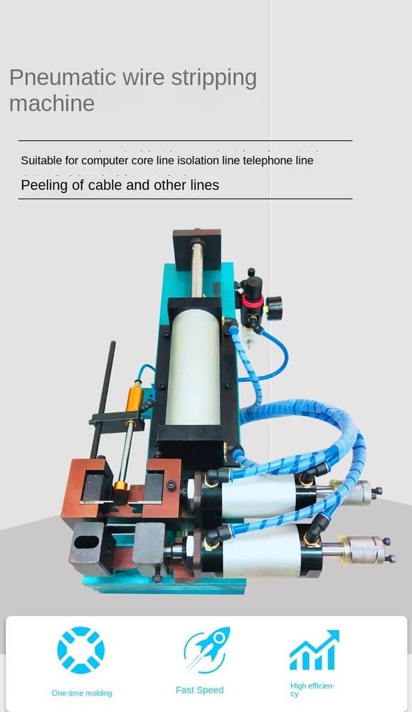 Small Pneumatic Wire Stripper Cable Peeling Machine Wire Stripper Low Noise