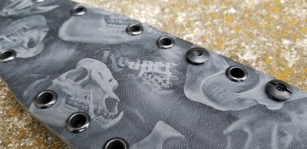 TOPS Wild Pig Hunter Kydex Sheath, Pancake, w/ Offset Leather Attachment (HR)