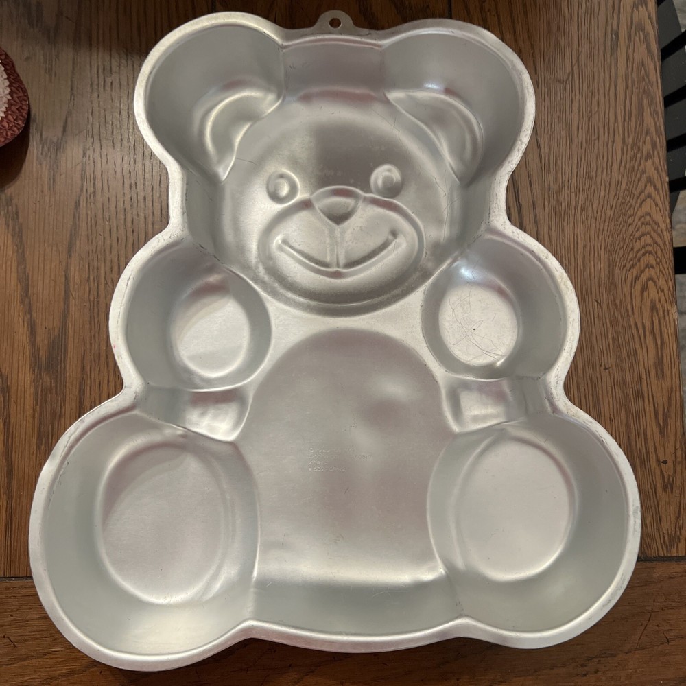1982 Wilton Teddy Bear Cake Pan Huggable Insert & Instructions #502-3754 Retired