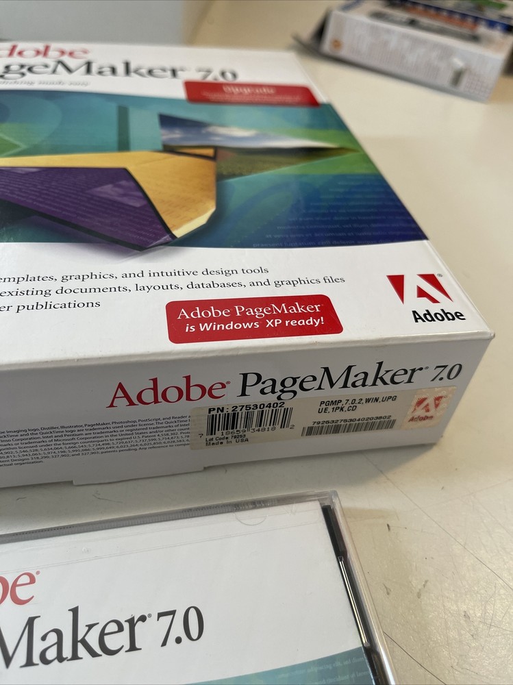 NEW Adobe PageMaker 7.0 for Windows Upgrade Version
