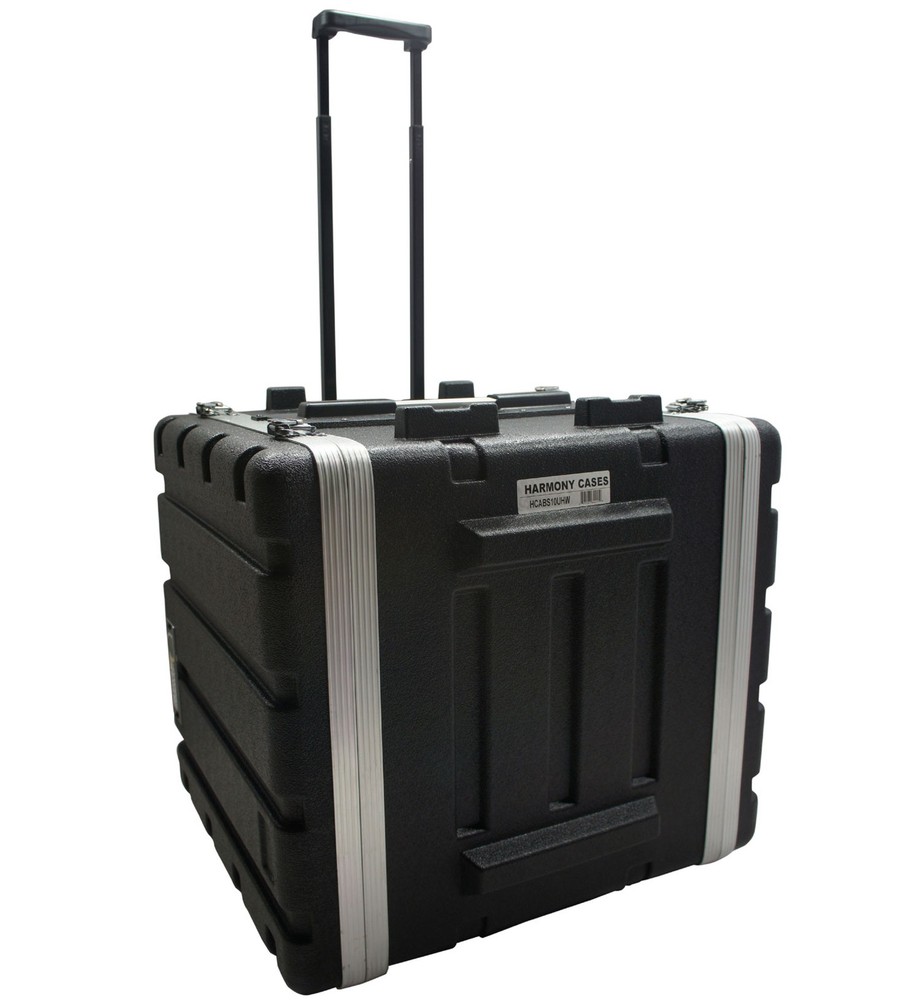 Harmony Cases HCABS10UHW ABS Plastic 9U Amp Amplifier Effect Case 19" Depth New