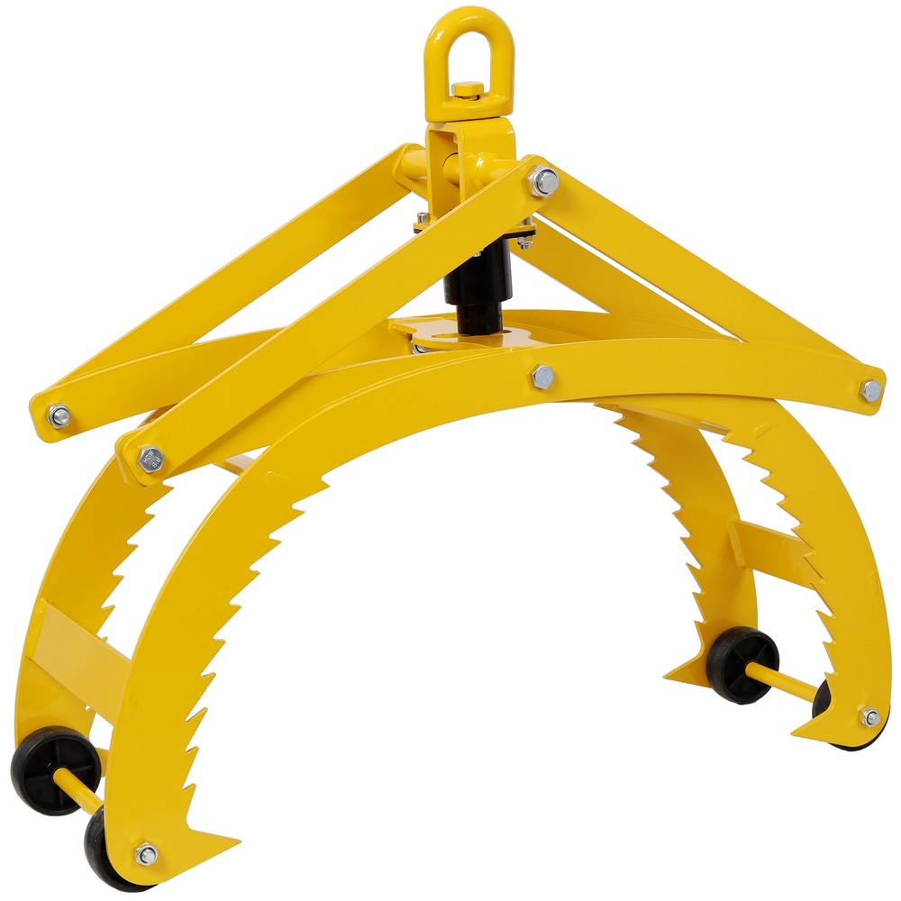 Automatic Grip and Release Log Tongs 360° Swivel, 3300 LBS Load Capacity