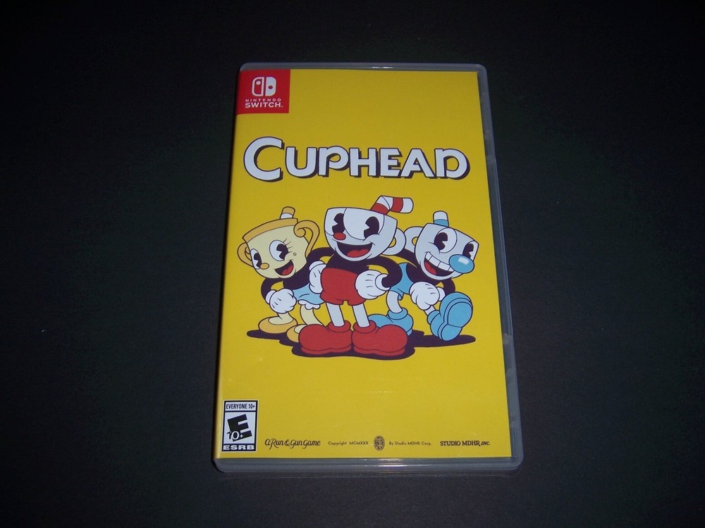 Authentic Box Case ONLY Replacement Nintendo Switch for Cuphead