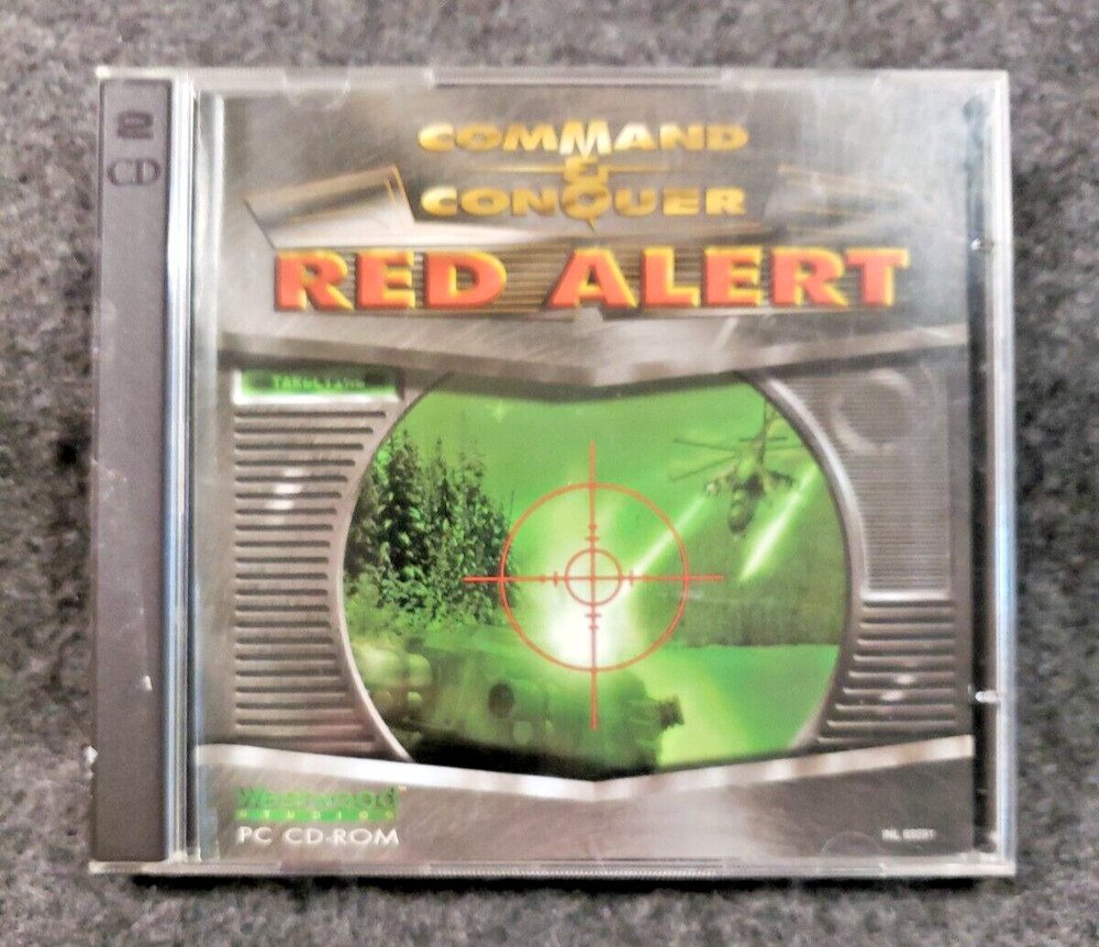 Command and Conquer Red Alert Soviet and Allied Discs Westwood Studios PC .(SB4)