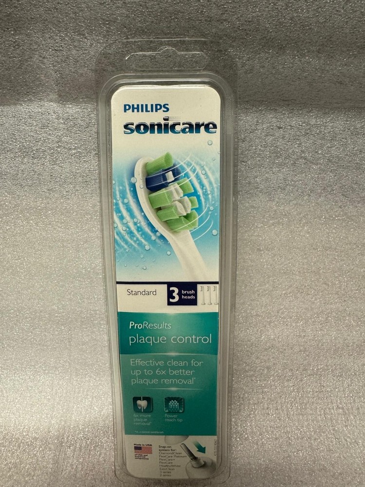 Wow! 3x Philips Sonicare HX9023/64 Plaque Control Replacement Head |