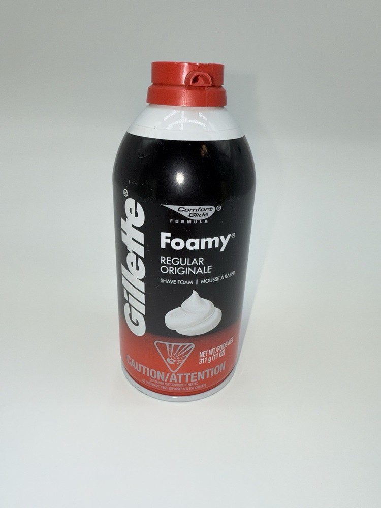 Gillette Foamy Regular Shaving Cream, Regular, 11 oz