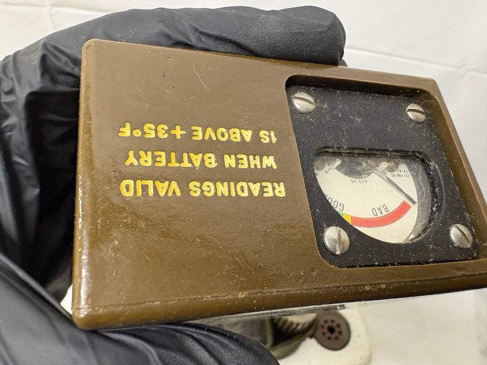 BATTERY TEST SET TS-1301 / PSM-13 WITH CASE AND ADAPTERS, UNTESTED