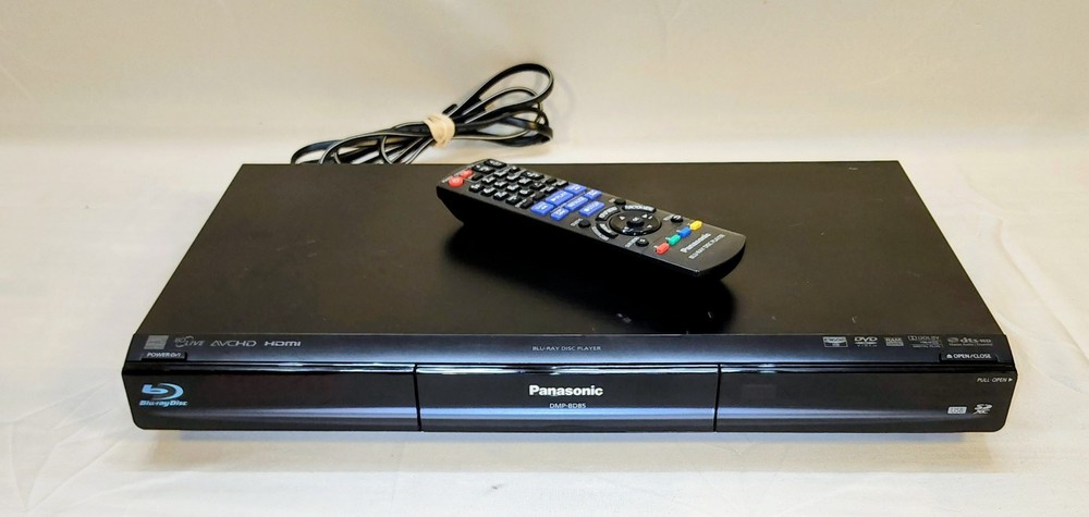 Fully Tested Panasonic DMP-BD85 Blu-ray Disc Player with Panasonic Remote
