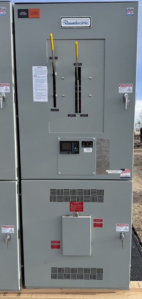 RUSS 2000Amp ATS Automatic Transfer Switch 2000 Amp 480V 277V 3 Phase 4 W