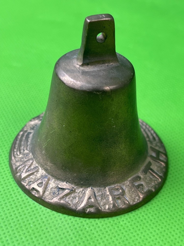 Vintage Nazareth Bells Gold Bethlehem Jerusalem