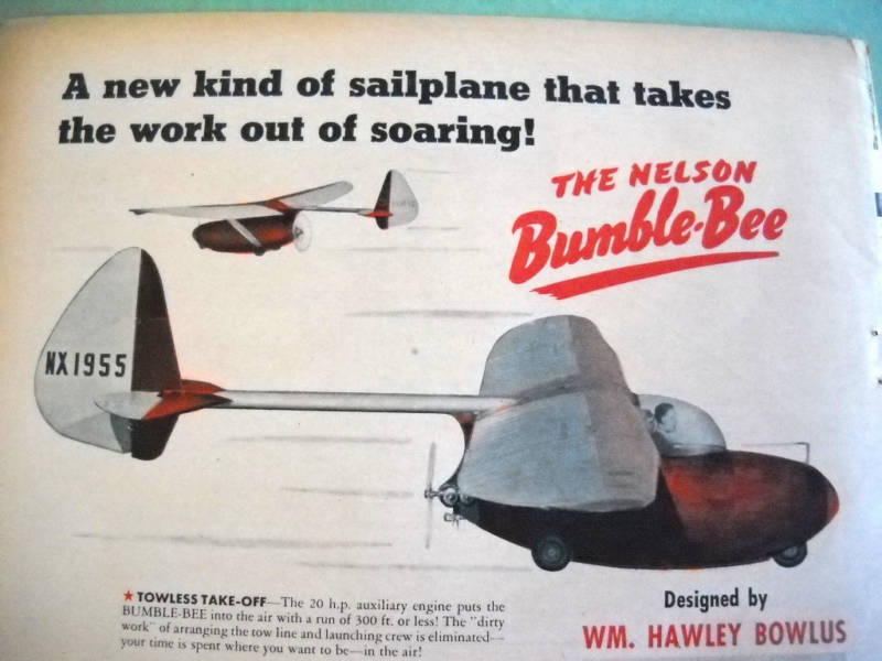 Jasco THERMIC "C" PLANS + PATTERNS for BOTH 1944 & 1946 Tow-Line Glider Models