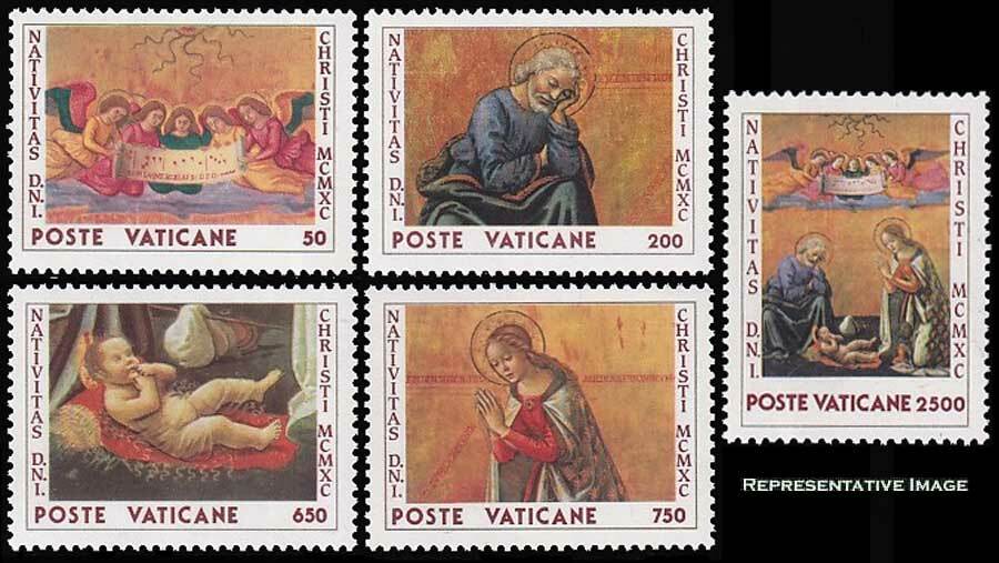 Vatican City Scott 858-860 Mint never hinged.