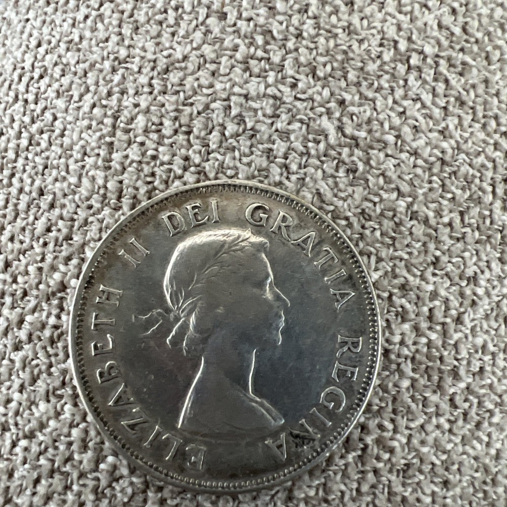 1953 Canada 50 Cents .8 silver