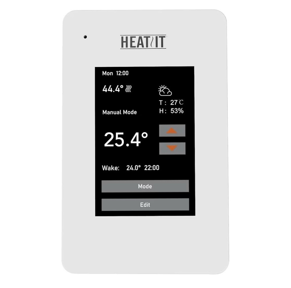 HEATIT ET-7A Touchscreen Programmable Thermostat with Voice Control