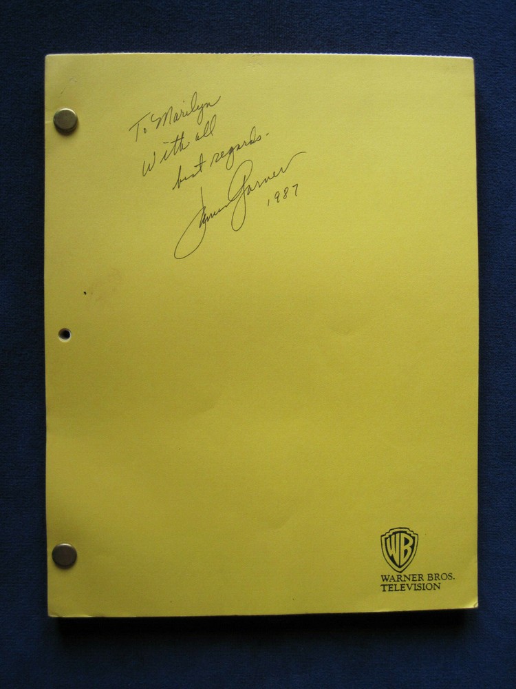 ORIGINAL SCRIPT for TV Movie 'PROMISE' - SIGNED & INSCRIBED by JAMES GARNER