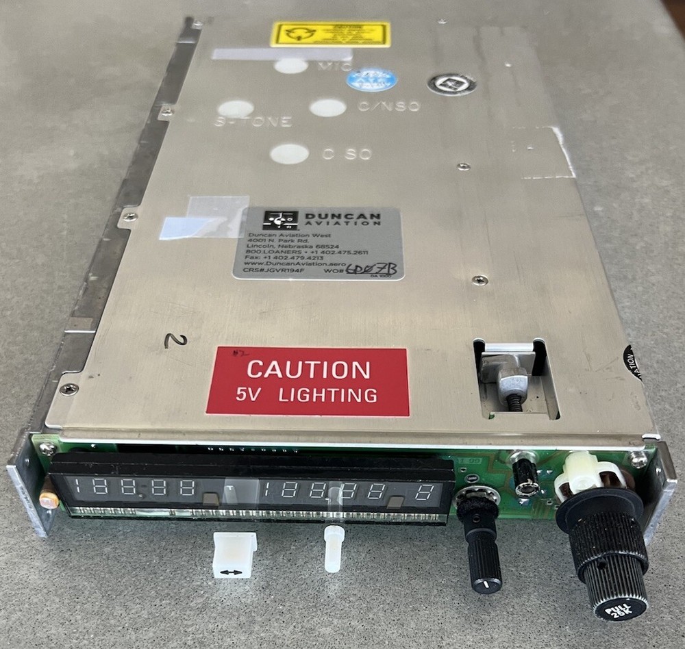 BENDIX/KING KY 196A VHF COMMUNICATION TRANSCEIVER PN 064-1054-50