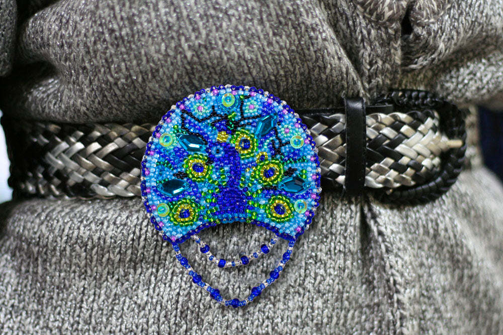 Abris Art Beading Decoration - Peacock AD-006