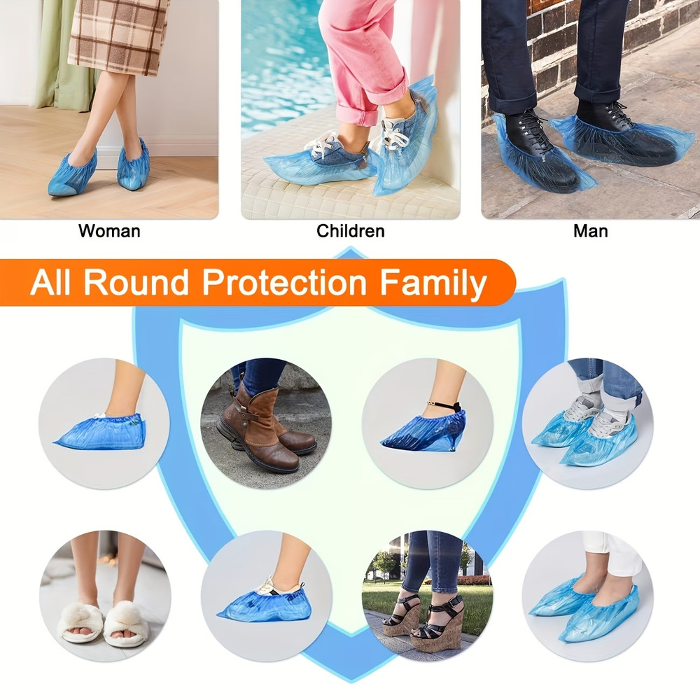 Automatic Shoe Cover Dispenser Machine with 100pcs Disposable PE Covers