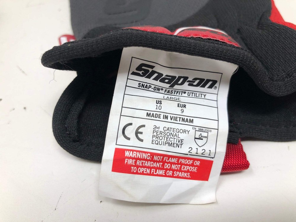 Snap-On Fast Fit Utility Gloves - Large