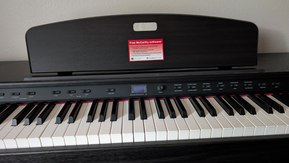 Williams Rhapsody 2 88-Key Console Digital Piano