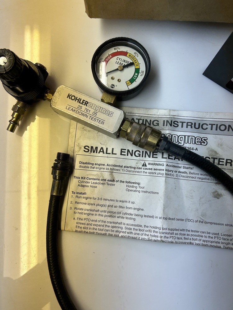 Kohler Engine Leak Down Tester #2576105–s