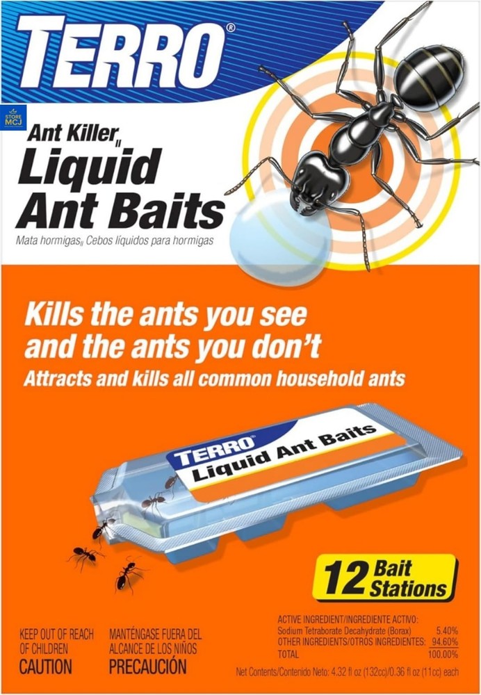 TERRO T300 Liquid Ant Baits 6ct, 2-Pack – Kill Ants Fast & Keep Them Away!