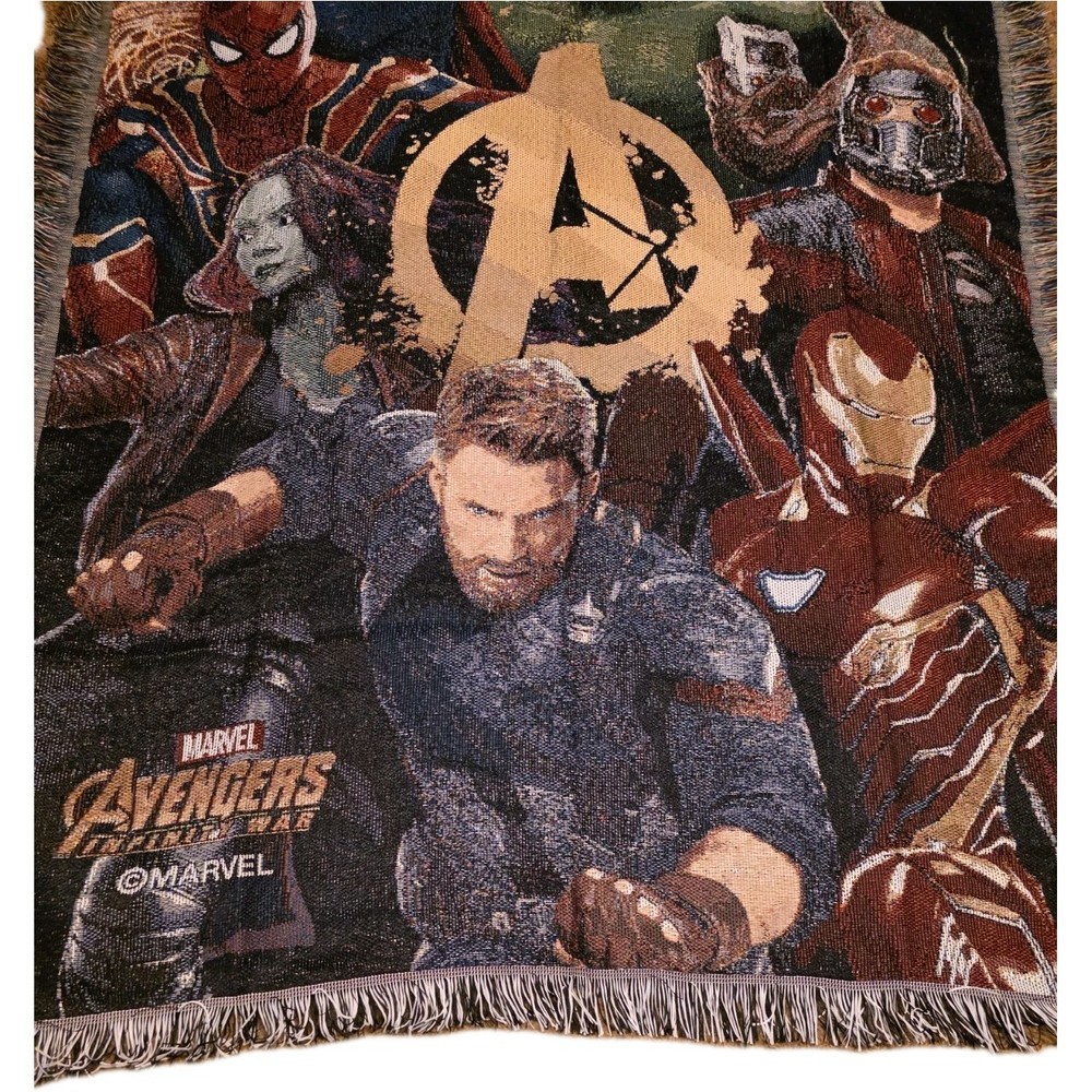 Marvel Avengers Infinity Wars Woven Throw 4' X 5'