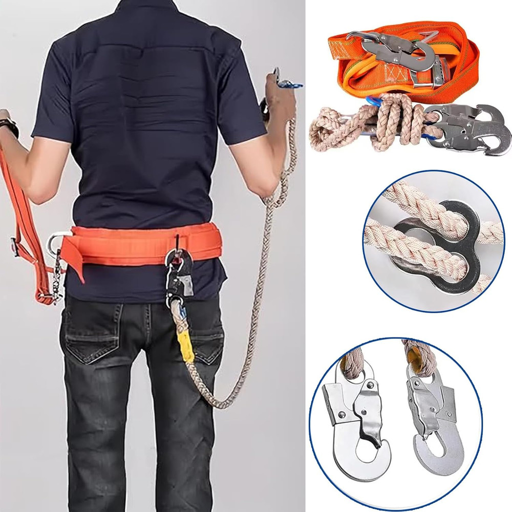 Adjustable Tree Climbing Spikes Set for Fruit Picking & Logging