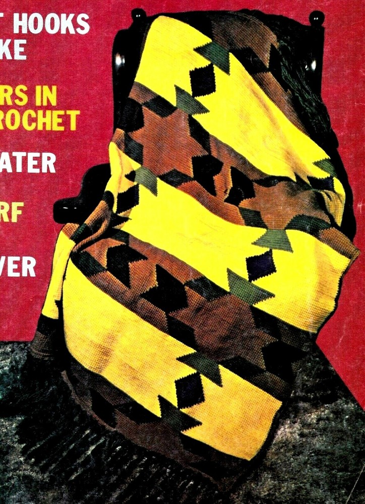 EARTHY Autumn Sands Afghan/Crochet Pattern INSTRUCTIONS ONLY