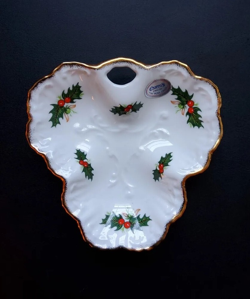 Rosina Bone China Yuletide Candy Dish